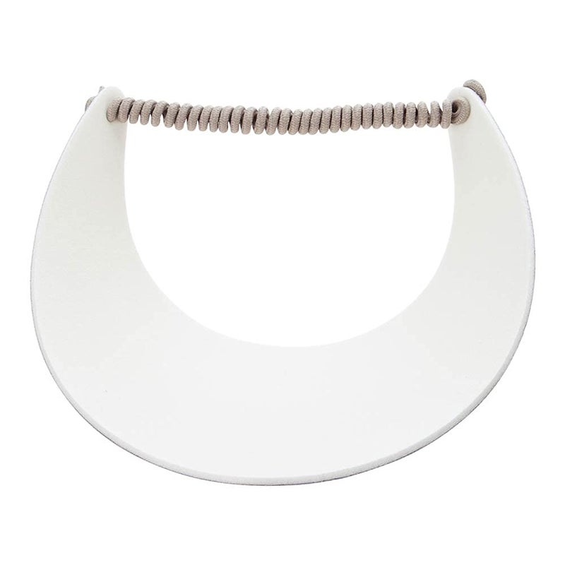 Otto Caps Fabric Foam Sun String Visor, Khaki - Image 3